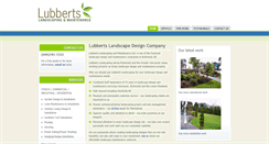 Desktop Screenshot of lubbertslandscaping.com